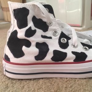 Woman’s Cow Print Converse